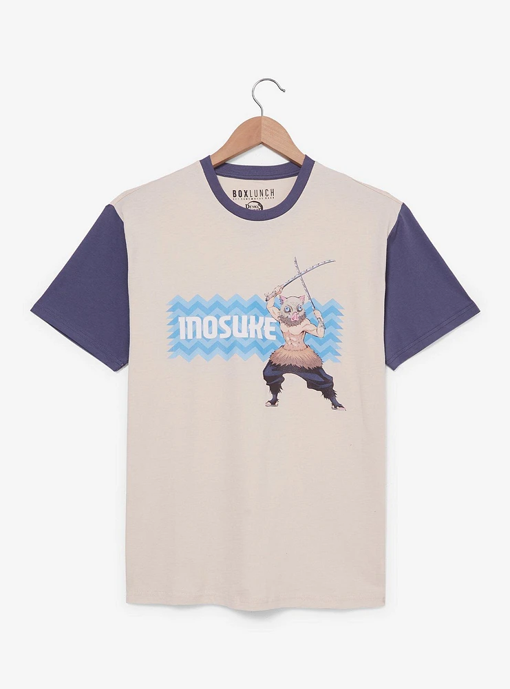 Demon Slayer: Kimetsu no Yaiba Inosuke Raglan T-Shirt — BoxLunch Exclusive