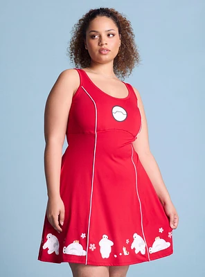 Disney Big Hero 6 Baymax Cherry Blossom Plus Active Dress