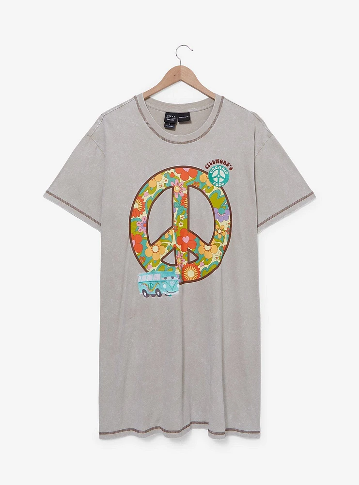 Disney Pixar Cars Fillmore Peace Sign Plus T-Shirt Dress - BoxLunch Exclusive