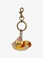 Disney Lady and the Tramp Lady Sleeping Multi Keychain
