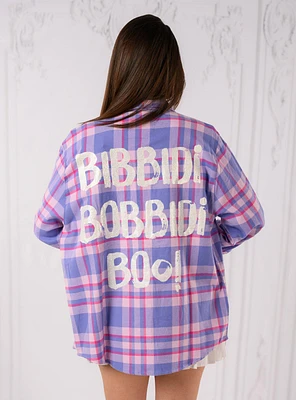 Cakeworthy Disney Cinderella Fairy Godmother Bibbidi Bobbidi Boo Flannel
