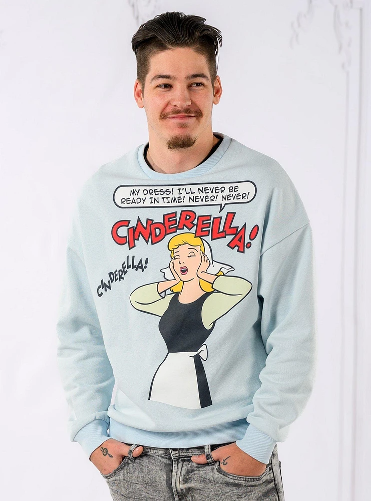 Cakeworthy Disney Cinderella Comic Crewneck