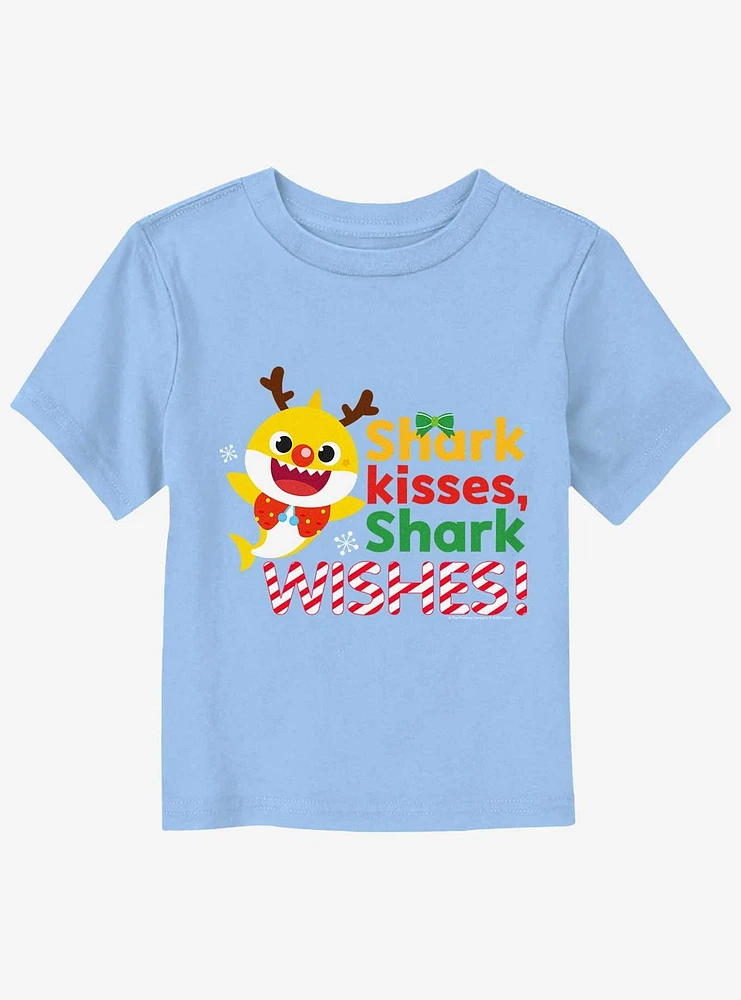 Baby Shark Kisses Wishes Toddler T-Shirt
