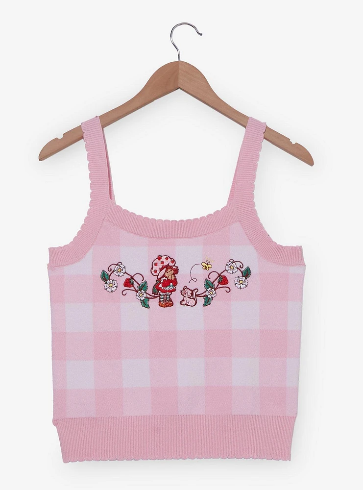 Strawberry Shortcake Gingham Women's Knit Tank - BoxLunch Exclusive