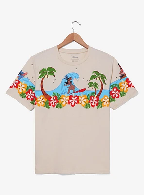 Disney Lilo & Stitch Surfing Scenic Women's T-Shirt — BoxLunch Exclusive