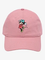 Disney Minnie Mouse Cheering Embroidered Ball Cap