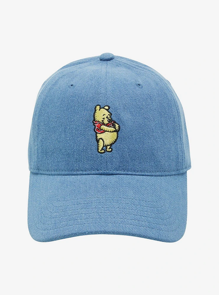 Disney Winnie the Pooh Denim Pooh Bear Ball Cap - BoxLunch Exclusive