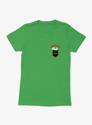 Christmas Vacation Faux Pocket Squirrel Womens T-Shirt