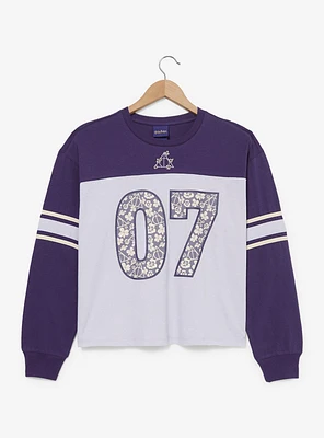 Harry Potter Deathly Hallows Women's Long Sleeve Football T-Shirt — BoxLunch Exclusive