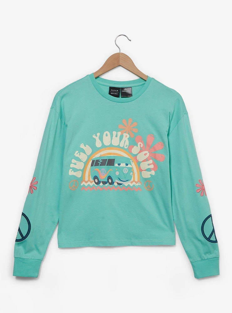 Disney Pixar Cars Fillmore Fuel Your Soul Women's Plus Long Sleeve T-Shirt