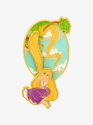 Loungefly Disney Tangled Rapunzel Hair Swinging Enamel Pin