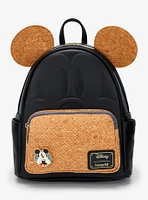 Loungefly Disney Mickey Mouse Cork Ears Pin Display Mini Backpack - BoxLunch Exclusive