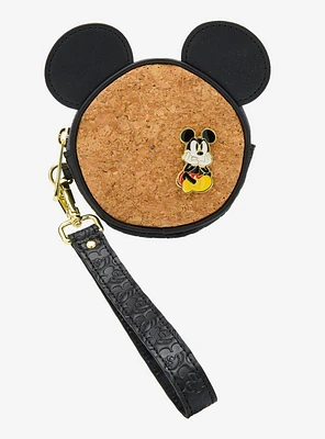 Loungefly Disney Mickey Mouse Cork Pin Display Coin Purse - BoxLunch Exclusive