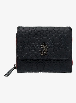Loungefly Disney Mickey Mouse Debossed Silhouettes Zip Wallet — BoxLunch Exclusive