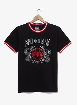 Marvel Spider-Man Miles Morales Logo Crest T-Shirt - BoxLunch Exclusive