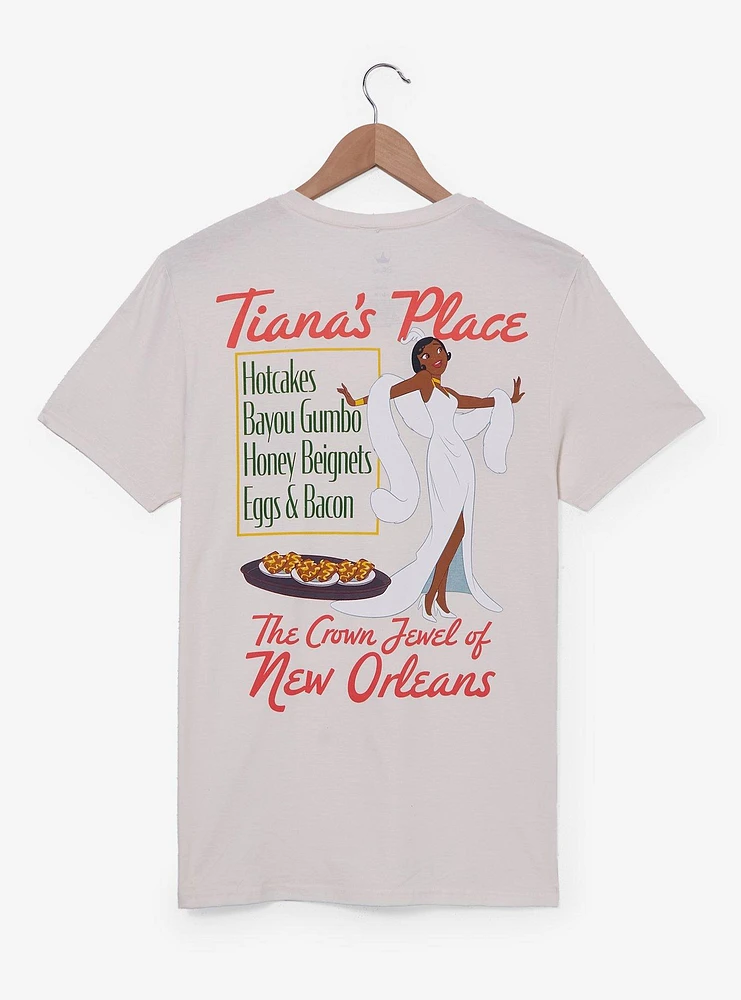 Disney the Princess and Frog Tiana's Place Menu T-Shirt - BoxLunch Exclusive