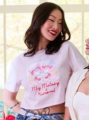 Sanrio My Melody & Kuromi Diner Women's Baby Tee - BoxLunch Exclusive