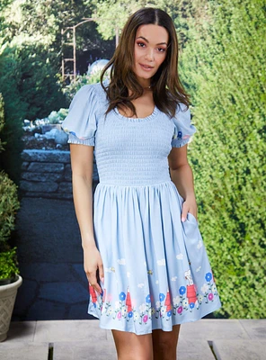 Peanuts Snoopy Floral Smock Dress - BoxLunch Exclusive