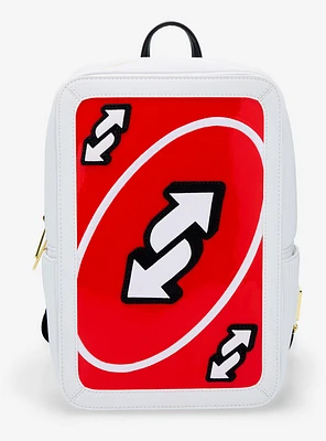 Loungefly Uno Red Reverse Card Figural Mini Backpack