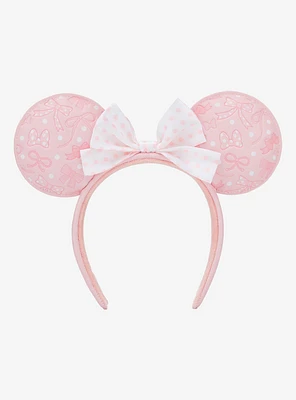 Loungefly Disney Minnie Mouse Polka Dot Pink Ears — BoxLunch Exclusive