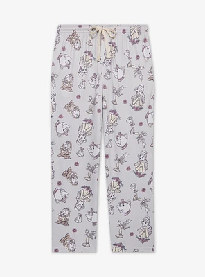 Disney Beauty and the Beast Belle & Friends Allover Print Sleep Pants - BoxLunch Exclusive