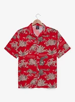 Naruto Shippuden Tailed Beasts Tonal Allover Print Woven Button-Up - BoxLunch Exclusive