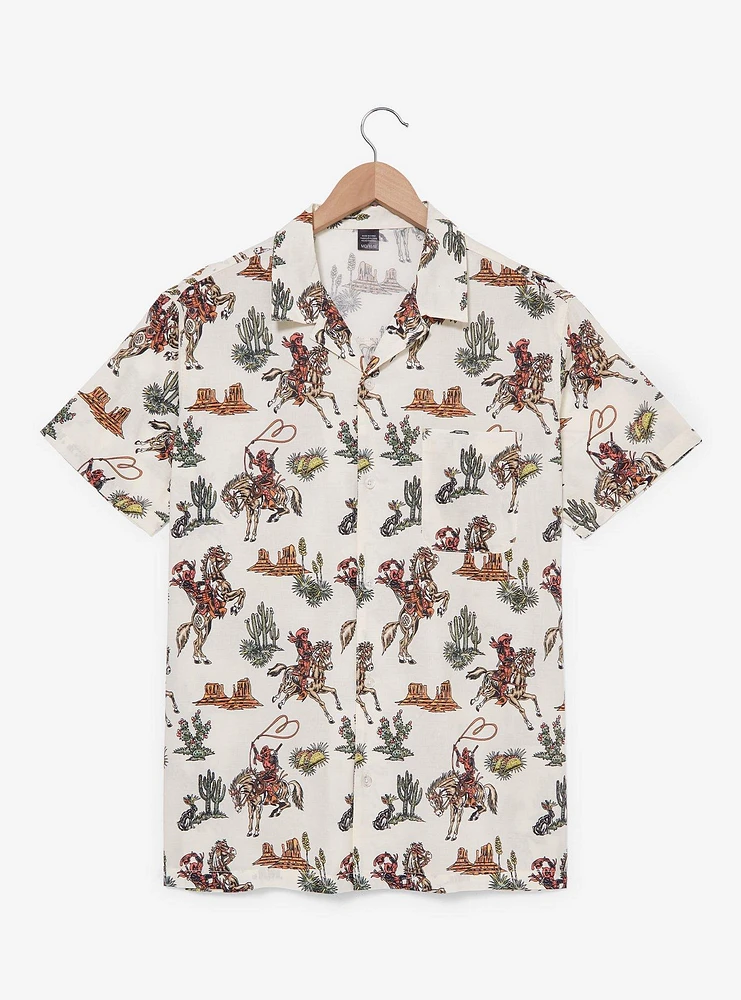 Marvel Deadpool Western Woven T-Shirt — BoxLunch Exclusive