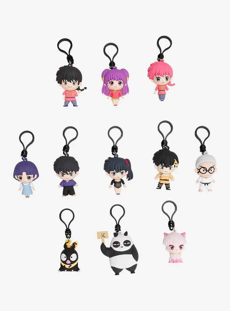 Ranma 1/2 Characters Blind Bag Figural Bag Clip