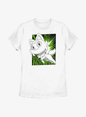 Pokemon Sprigatito Manga Style Womens T-Shirt