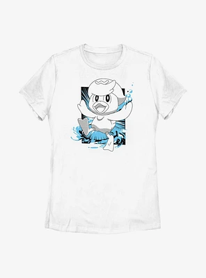 Pokemon Quaxly Manga Style Womens T-Shirt