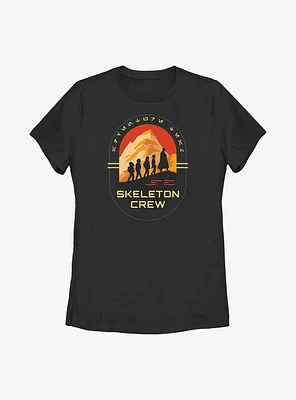 Star Wars: Skeleton Crew Group Silhouettes Womens T-Shirt
