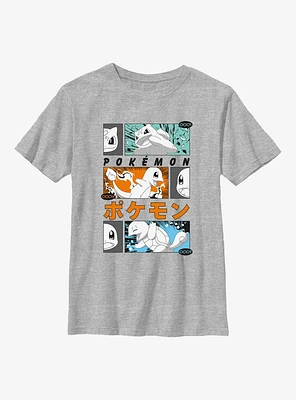 Pokemon Starters Posters Style Youth T-Shirt