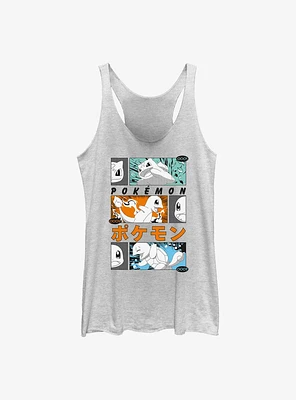 Pokemon Starters Posters Style Womens Tank Top