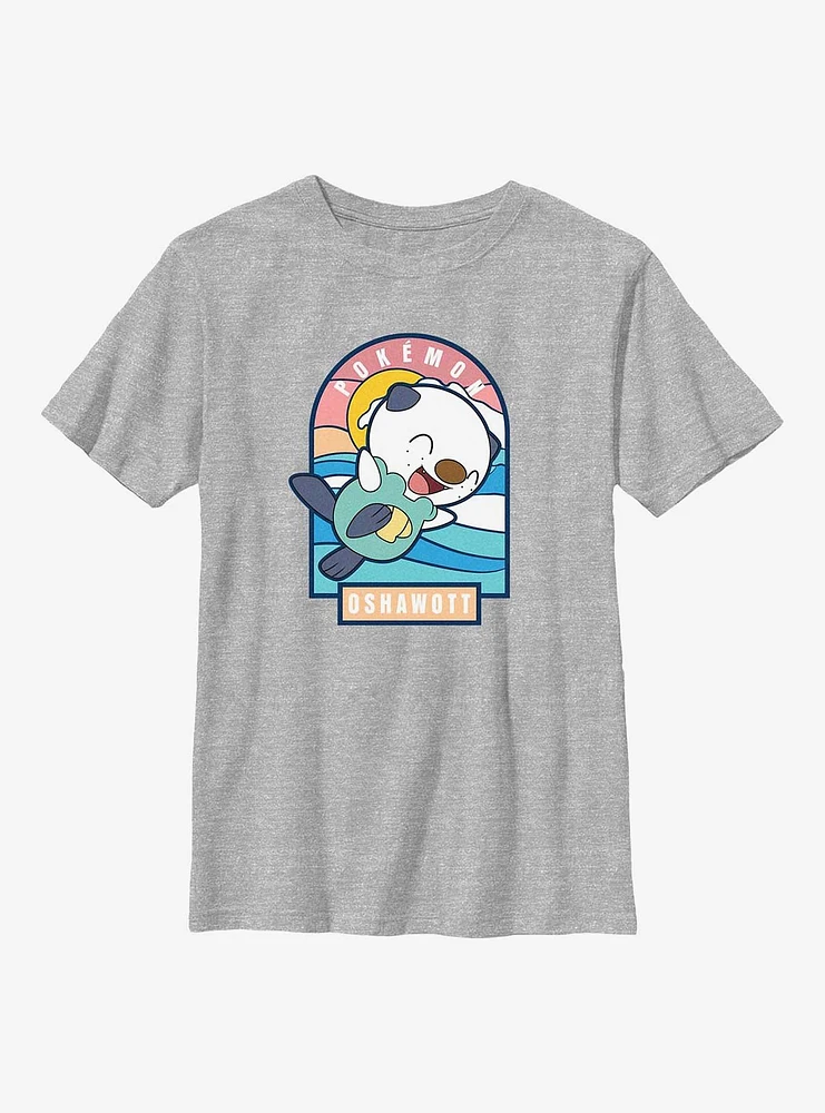 Pokemon Playful Oshawott Youth T-Shirt