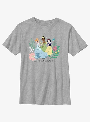 Disney Princesses Flowers and Friendship Youth T-Shirt