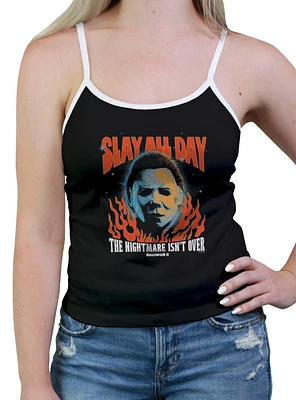 Halloween II Slay All Day Womens Cami
