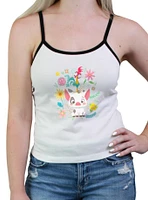 Disney Moana Pua & Hei Floral Scatter Womens Cami