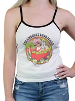 Strawberry Shortcake Circle Rainbow With Mushrooms Womens Cami