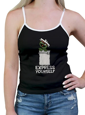 Sesame Street Oscar The Grouch Express Yourself Womens Cami
