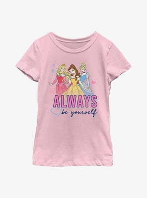 Disney Princesses Be Yourself Princess Youth Girls T-Shirt