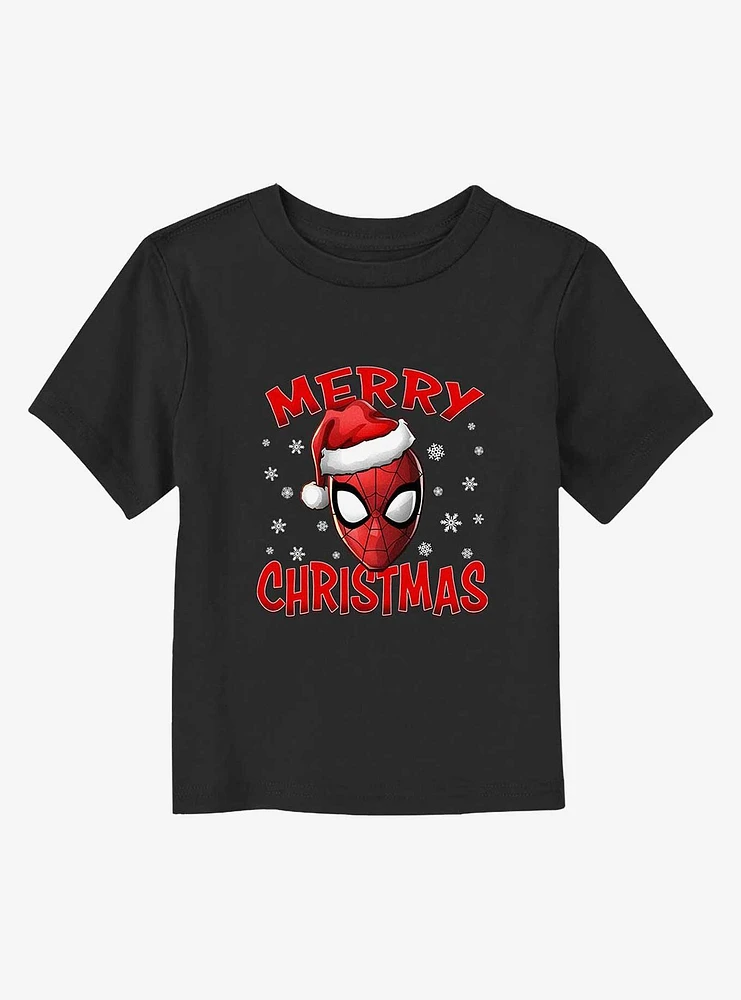 Venom Spidey Merry Christmas Toddler T-Shirt