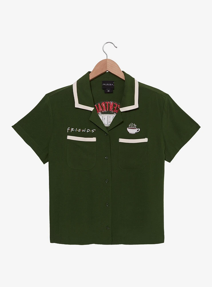 Friends Central Perk Women's Cropped Diner Shirt