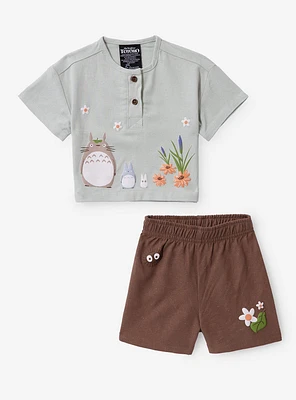 Studio Ghibli® My Neighbor Totoro Infant Linen Shirt and Shorts Set — BoxLunch Exclusive