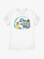 Disney Mickey Mouse Relaxing Moments Womens T-Shirt