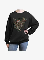 Star Wars Chewed Cords Womens Oversized Sweatshirt