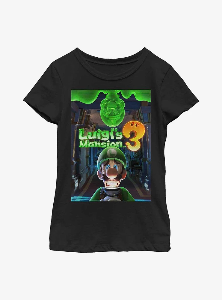 Nintendo Luigi's Mansion 3 Poster Youth Girls T-Shirt