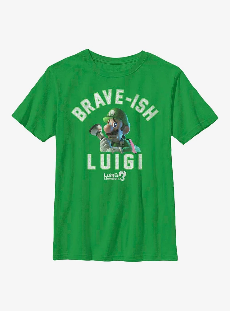 Nintendo Luigi's Mansion 3 Brave-Ish Luigi Youth T-Shirt