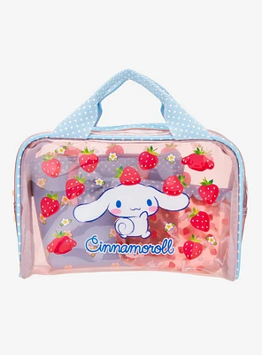 Sanrio Cinnamoroll Strawberry Cosmetic Bag Set - BoxLunch Exclusive