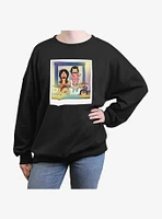 Bob's Burgers Belcher Poarloid Womens Oversized Sweatshirt