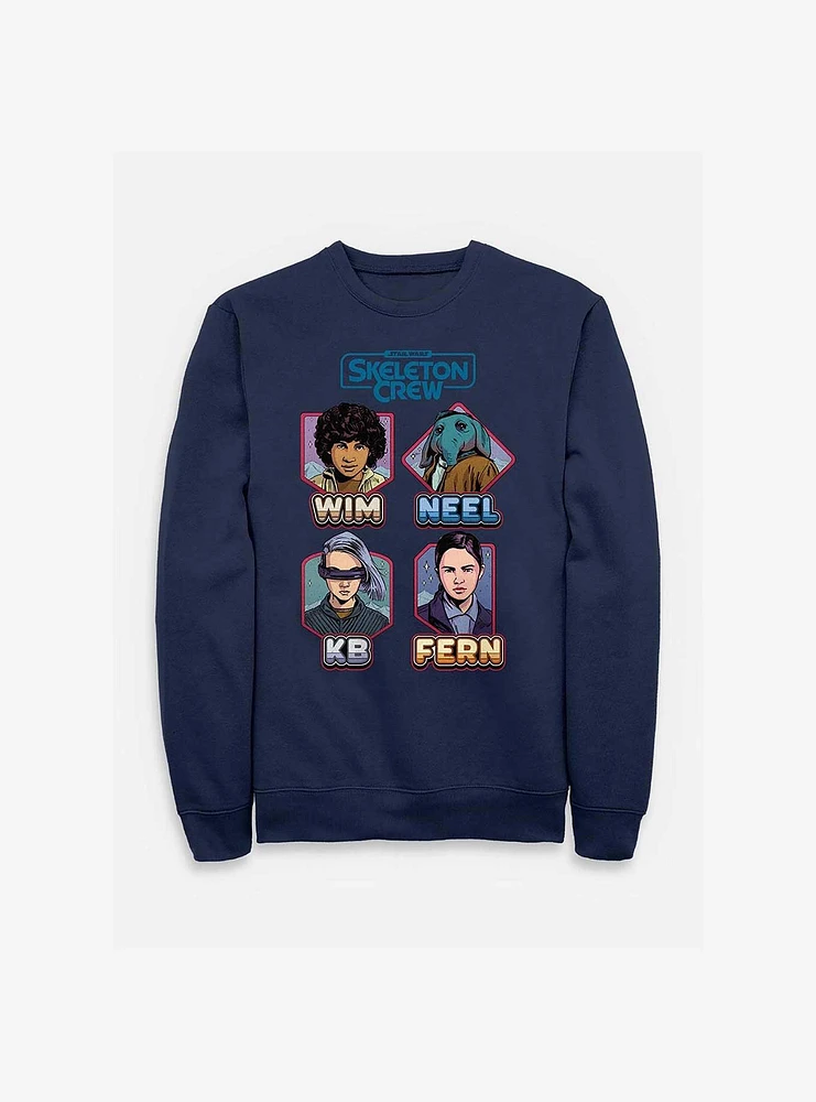 Skeleton Crew Names and Sweatshirt